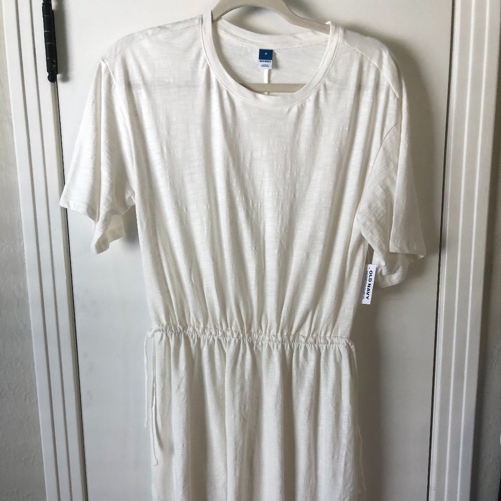 White Tshirt Dress - Old Navy - Medium